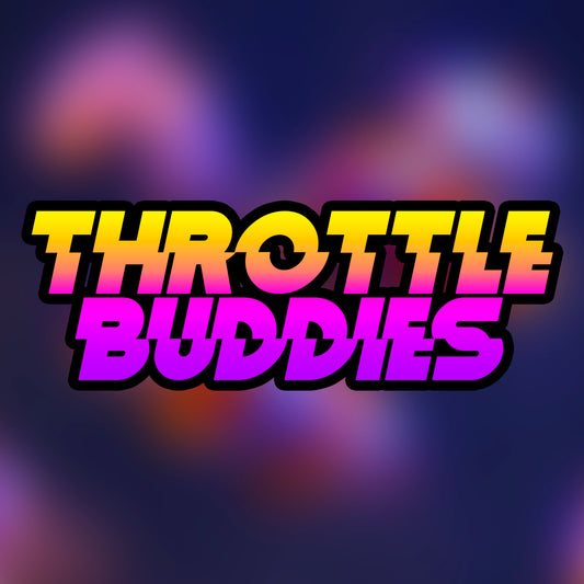 Throttle Buddies Small Logo Sticker